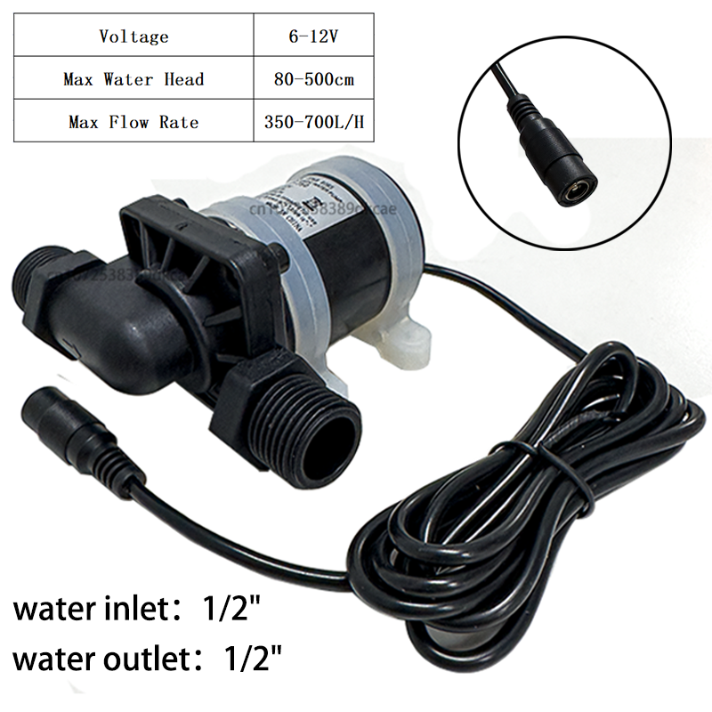 Mini Peristaltic Pump 12V - 매우 조용한 브러시리스 미니 워터 펌프,